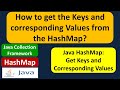 How to get the Keys and corresponding Values from the HashMap? | Java Collection Framework