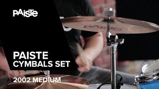 PAISTE 2002 Medium Cymbals Set