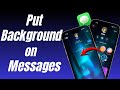 How to change the background on text messages on iPhone 17, 16, 15 - iOS 26