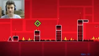 ХАРДКОР В В GEOMETRY DASH! (звук вырезали из за АП)