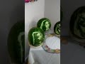 A few Haitian celebrities on watermelon