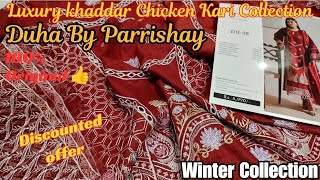 Duha By Parrishay | Original Khaddar Winter Stock | Winter Collection