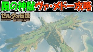 【ゼルダの伝説BotW】 風の神獣ヴァ・メドー攻略 【５つの制御端末の起動　宝箱　風のカースガノン】