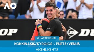 Kokkinakis/Kyrgios v Puetz/Venus Highlights (QF) | Australian Open 2022