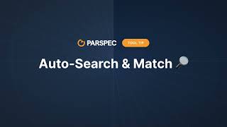 Auto Search & Match - Tool Tip