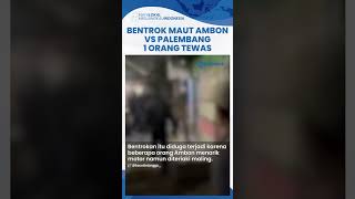 Viral Bentrok Maut Massa Ambon vs Palembang di Jakarta Utara, Diduga Tarik Motor Diteriaki Maling