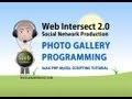 14. Ajax Tutorial Photo Gallery Programming Social CMS PHP MySQL JavaScript