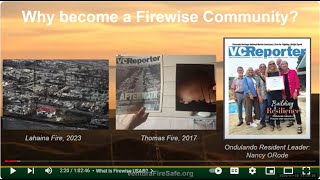Introduction to the Program: Firewise USA®