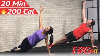 20 Min Advanced Ab Workout for Women & Men - 20 Minute Abs Workout at Home Abdominal Exercises