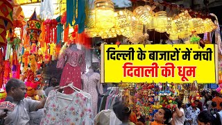 There was a lot of Diwali fun in the markets of Delhi. Tilak Nagar Market Diwali Special