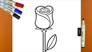 HOW TO DRAW A ROSE | AP SKETCHING
