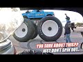 Drifting Around the WORLD'S LARGEST MONSTER TRUCK!!! (Coolest Day EVER w/Vaughn Gittin Jr.)