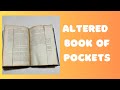 Transforming Old Books into Beautiful Pocket Treasures | Altered Book Art Project