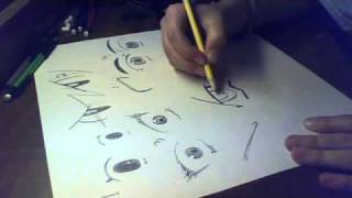 Tribute to Mark Crilley-10 ways to draw manga eyes