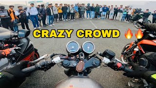 Super bikes love || crazy crowd || ducati panigale, BMW, Hayabusa ...