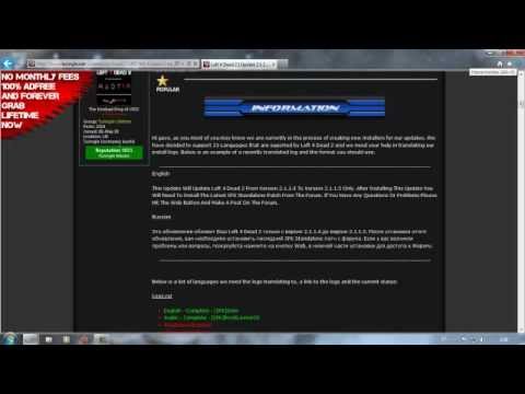 Left 4 Dead 2 | Update 2.1.1.9| Standalone Patch 12.7 | Updated 18th January 2013 Left 4 Dead 2 | Update 2.1.1.9| Standalone Patch 12.7 | Updated 18th January 2013
