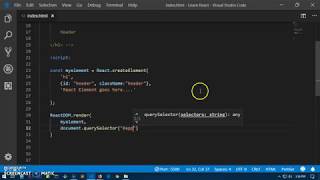 React Tutorial: #1 React Create Element