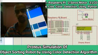 Color Detection Using Opencv Python | Object Sorting Robot