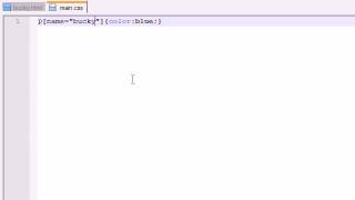 HTML5 Tutorial 5 Attribute Selectors