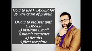 #I-TASSER#FOR#3D#structure #protein#