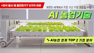 미증시 불안요소5가지, 농업의 AI 기술 도입의 현 상황,  AI 농업 업계 선두주자 2기업 분석(FEAT. AGCO, CNHI, DEERE)