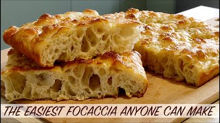 The EASIEST SAME DAY FOCACCIA that really ANYONE can make | THE ONLY VIDEO YOU'LL NEED