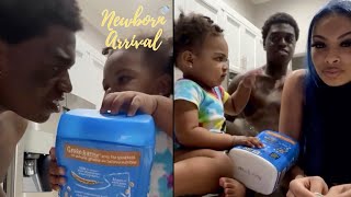 Kodak Black \u0026 Maranda Johnson's Daughter Yuri Gets Spicy With Daddy! 😡