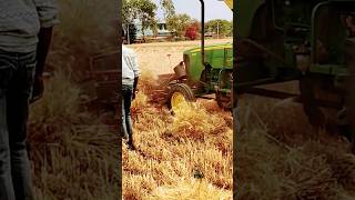 शक्ति किसान रीपर बाइंडर / Shakti kissan reaper binder 2025 #johndeere5105  #ytshorts #viralvideo