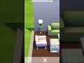 Base Game Living Room in The Sims 4 #shorts #short