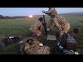 rapid fire quick rate 81mm mortar firing white phos smk rounds royal marines