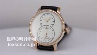 ジャケドロー　J007013200　グラン・セコンド・カンティエーム アイボリーエナメル(39mm)