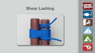 Shear Lashing Knot | How to Tie a Shear Lashing