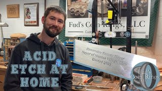 Acid Etching Silver at Home | Fud’s Coin Rings