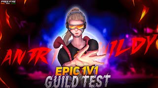 HACKER !!? LEVEL GAMEPLAY VS BEST GUILD TESTING 1v1 #freefirelive