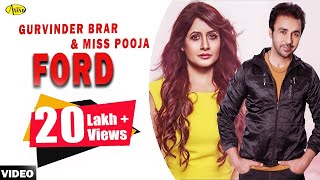 Gurvinder Brar l Miss Pooja | Ford | Latest Punjabi Song 2018  | Anand Music