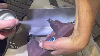 MPI Magnetic Particle Inspection on an T-Piece