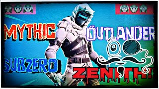 fortnite save the world new mythic outlander subzero zenith - outlander fortnite save the world