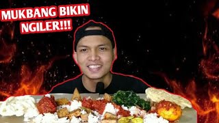 MUKBANG BIKIN NGILER SAMBAL PEDAS BANGET TELOR BULAT + SAYUR NANGKA #mukbang #asmr