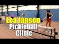 Lea Jansen Pickleball Clinic at Wolverine Pickleball