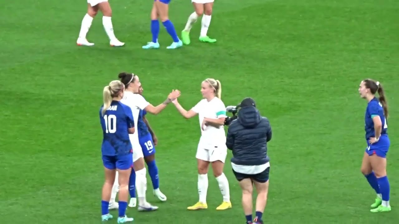 England Lionesses Vs USWNT: The Fulltime Whistle Blows As The Lionesses ...