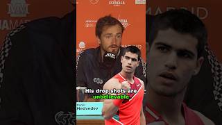 Danil Medvedev talks about the current dominance of World number 1 Carlos Alcaraz