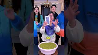 그린 콩  골드 챌린지  하트 비트 속도 # Funnyfamily # Partygames # Funny # Shorts