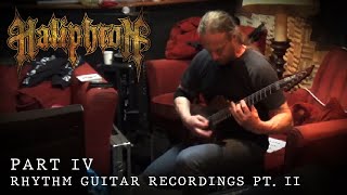 HALIPHRON - Making of Anatomy of Darkness Part IV  Rhythm Guitars Pt  II