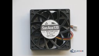 9GV1248P4J031 12025 12cm 48V 0.5A 4wires FAN