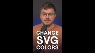 Simple Trick to Change SVG Colors with CSS #shorts