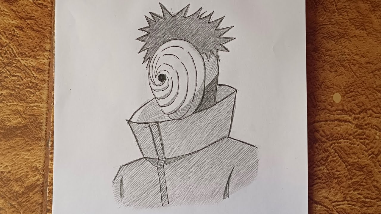 How To Draw Obito Uchiha || How To Draw Anime Step By Step ️#art # ...