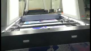 blankets fabric textile 1600*3000mm two axis panoramaic camera co2 laser cutting machine