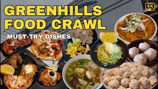 [4K] GREENHILLS SHOPPING CENTER FOOD TOUR | Pizza Planet, House of Minis, Food Channel \u0026 More