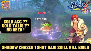 SHADOW CHASER DAGGER 1 SHOT RAID SKILL BUILD | RAGNAROK X NEXT GENERATION