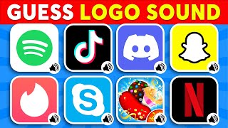 Guess The Logo Sound 🔥🔊 Snapchat, Tiktok, Netflix, Pepsi | Logo Quiz 2024